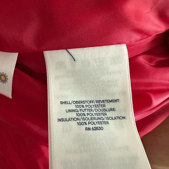 Lands' End Men’s Red Outdoor Warm Puffer Vest Quilted Packable, Size Medium - Picture 4 of 8